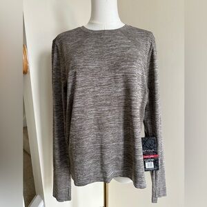 NWT Spyder Active Beige Long Sleeve Shirt - Large